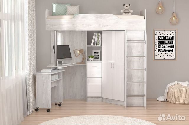 Кровать чердак