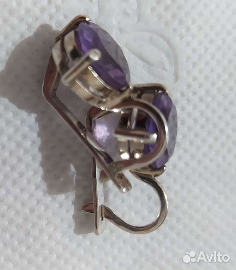Серьги из серебра