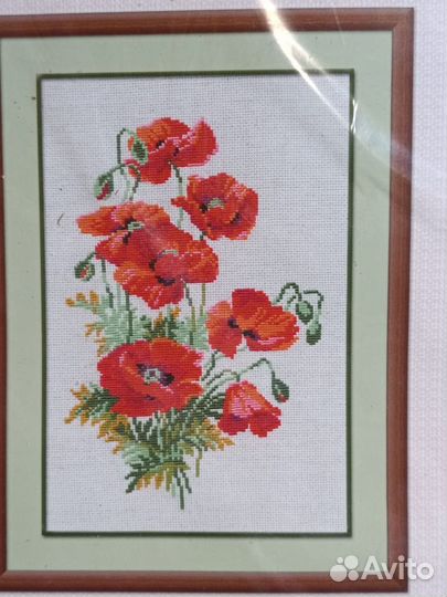 Набор для вышивания Riolis «Полевые маки» 21x30см