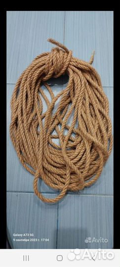 Джутовый канат 8 мм