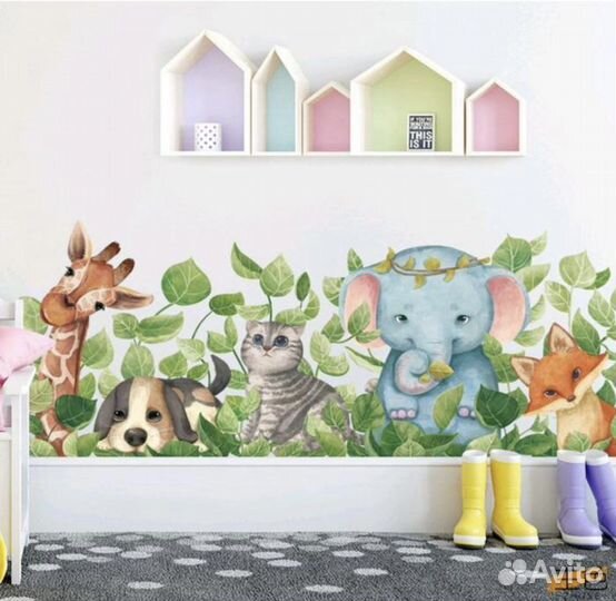 Наклейка на стену интерьерная детская