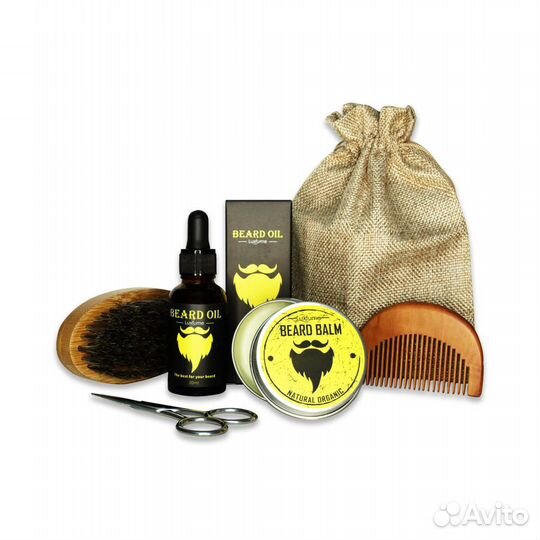 Мужской набор для бороды 6 в 1