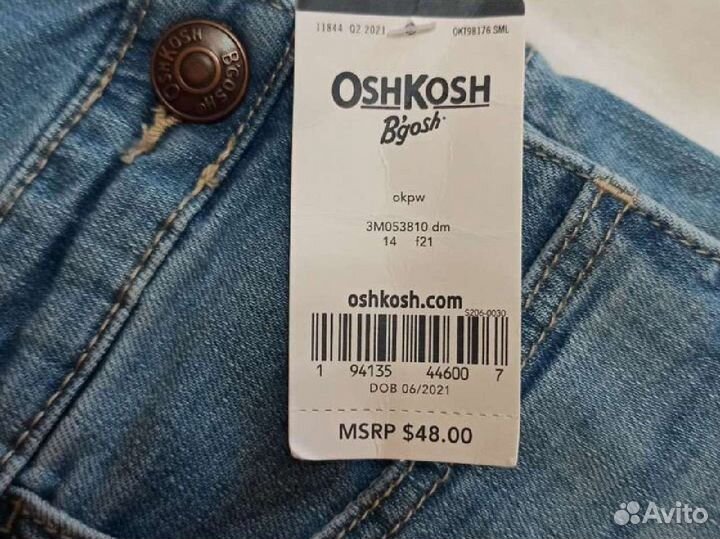 Джинсовый комбинезон для девочки Oshkosh