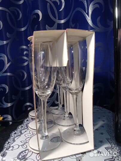 Набор бокалов и рюмок (новые)