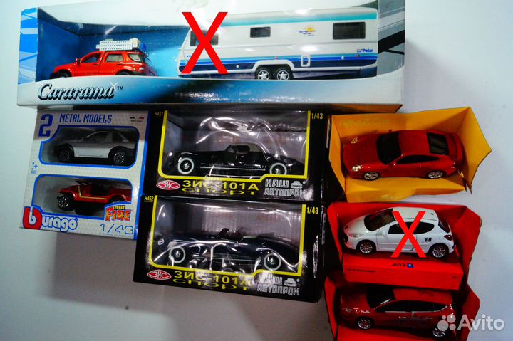 Модели автомобилей Cararama Масштаб 1:43