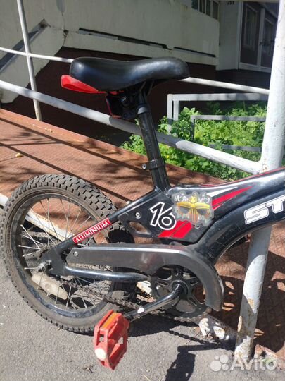Детский велосипед stark tanuki 16 черный