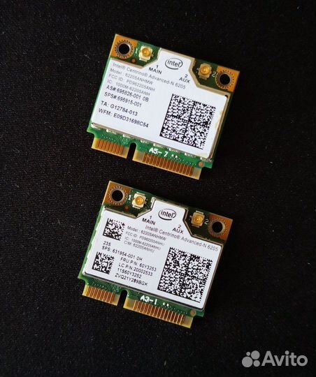 Модули Wi-Fi Intel Dual Band Wireless для ноутбука