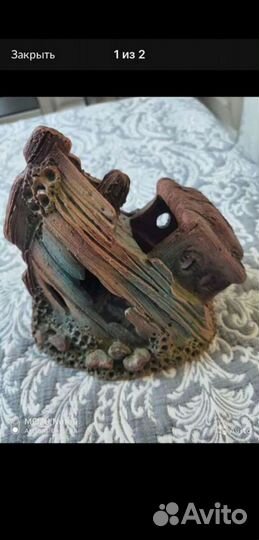 Корабль, для аквариума