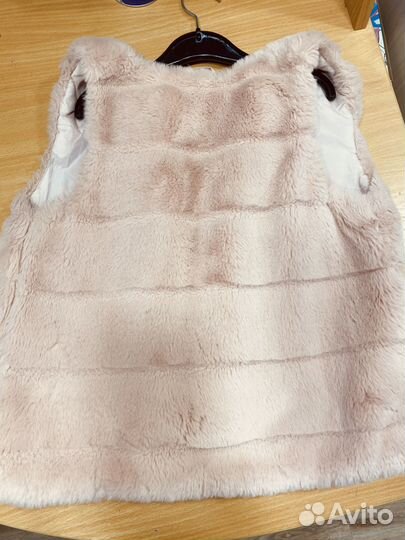 Меховая жилетка для девочки