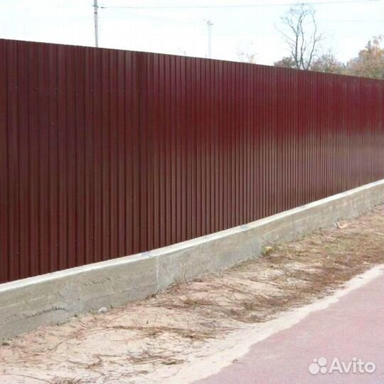 Забор из профнастила