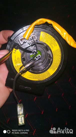 Шлейф подрулевой хендай верна