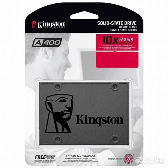 Твердотельный накопитель Kingston 960 Gb A400 SA40