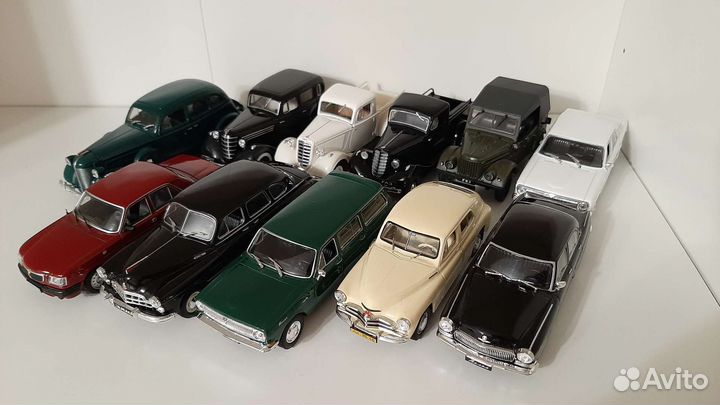 Газ/ зис/ Волга/ Победа/ 1:43