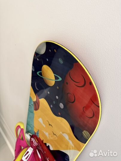 Сноуборд с креплениями