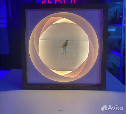 Фоторамка с led подсветкой, рамка для фото