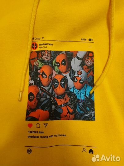 Худи Deadpool marvel cropp