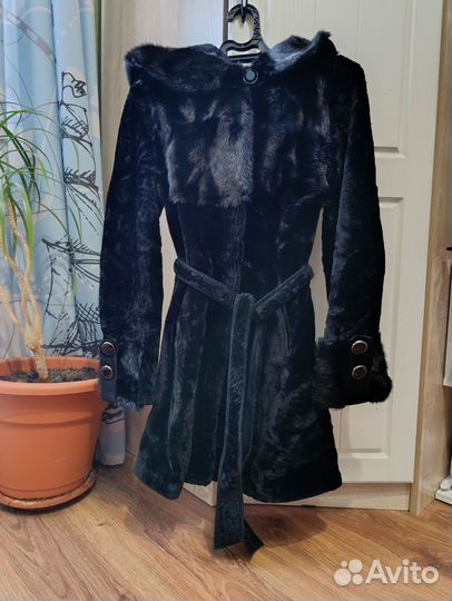 Шуба мутон,норка