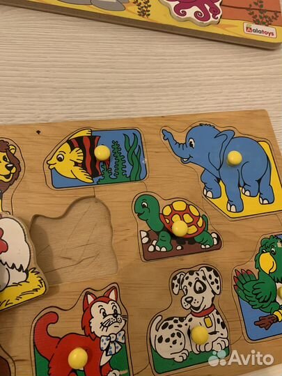 Деревянные вкладыши 4 шт