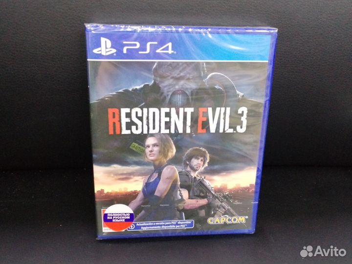 Resident evil 3 ps4 диск