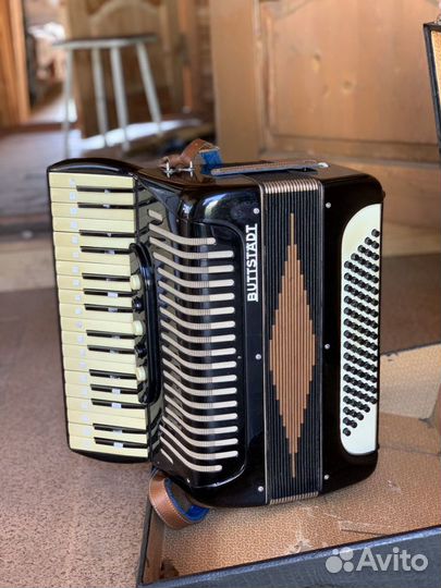 Аккордеон винтажный трофейный Buttstadt