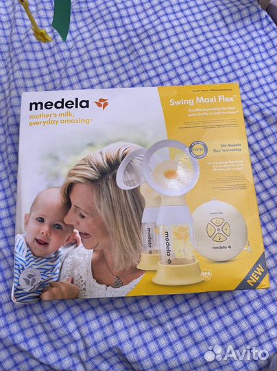 Молокоотсос электрический medela swing maxi flex