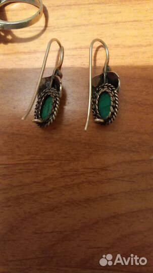 Серьги и кольцо СССР