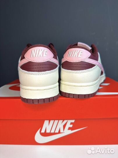 Nike Dunk Low Night Maroon And Medium Soft Pink