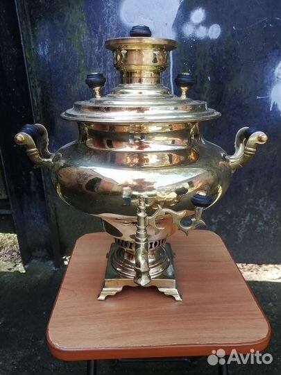 Самовар 3 литра Репа гладкая