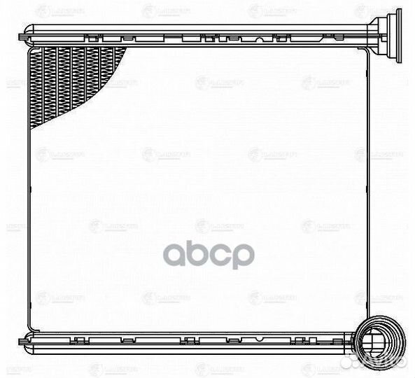 LRH 1835 радиатор отопителя VW Jetta 10 LRH18