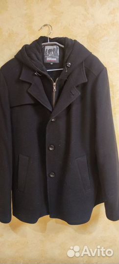 Куртка-пальто мужская зимняя 52 54 бу