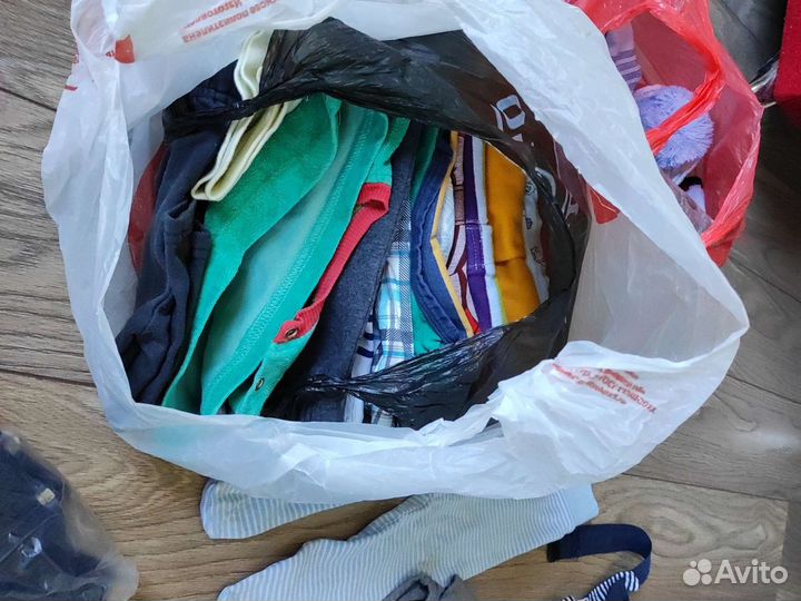Детские вещи 2 пакета