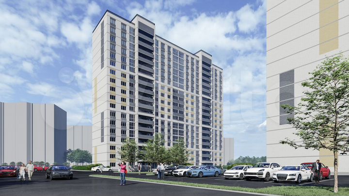 2-к. квартира, 66,9 м², 10/18 эт.