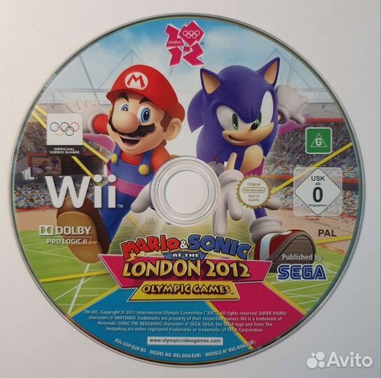 Nintendo Wii Mario and Sonic AT the London 2012
