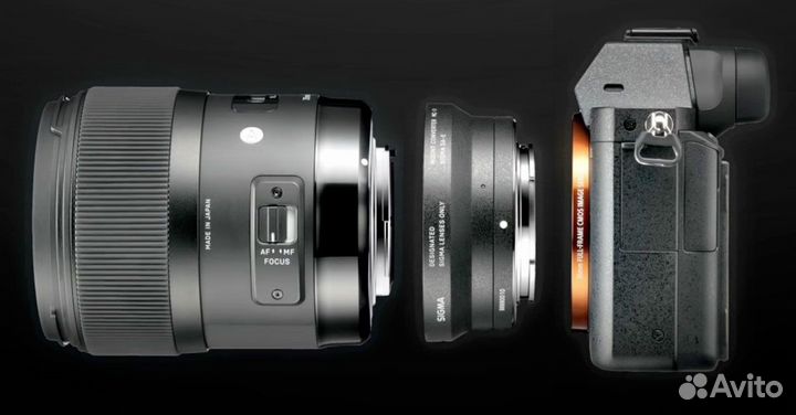 Адаптер Sigma MC-11 Canon EF на Sony E+Две крышки