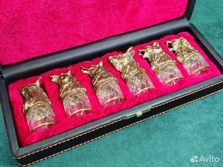 Стопки перевертыши 6шт. в футляре 