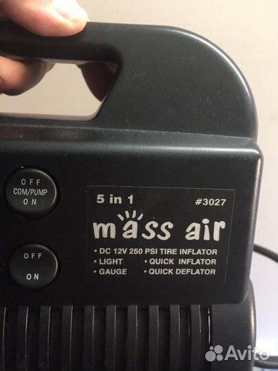 Компрессор для авто Mass Air 5 в 1 250 Вт