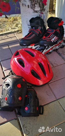 Ролики детские раздвижные с защитой