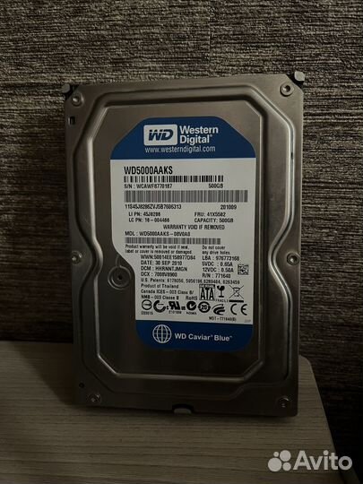 Жесткий диск HDD 500GB WD