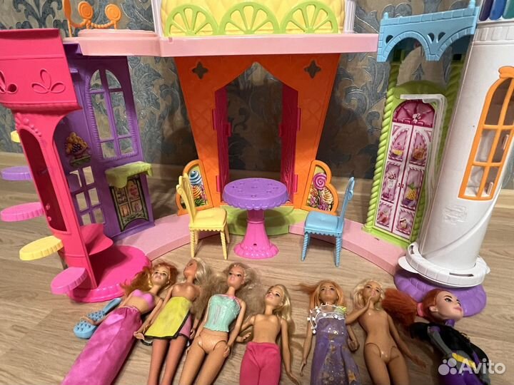 Игрушка Замок Дом барби конфетный Дворец