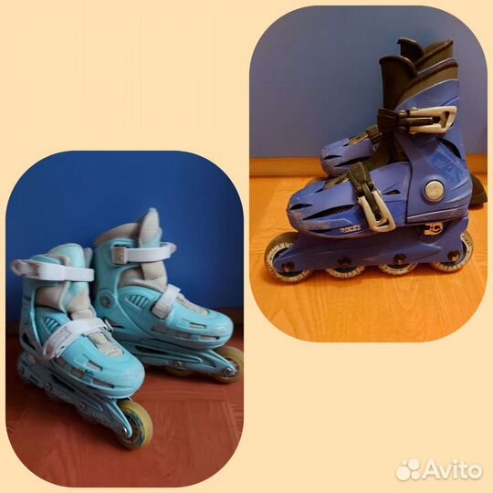 Ролики раздвижные, 25-29, 30-33