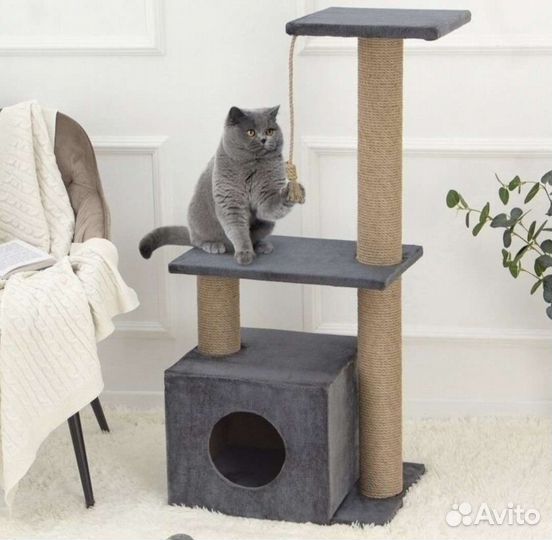 Когтеточка домик для кошки