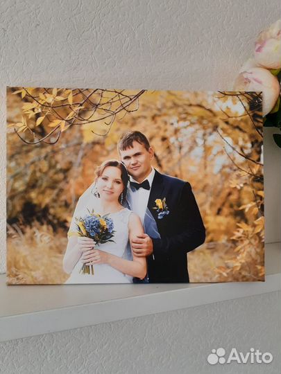 Портрет по фото на холсте на День рождения