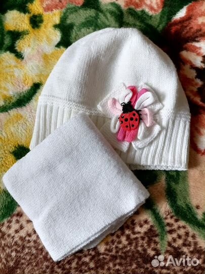 Шапочка с шарфиком