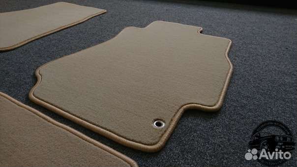 Автоковрики для Toyota Mark II JZX90, бежевые