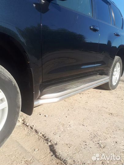 Защита порогов 53 мм Toyota Land Cruiser Prado 150