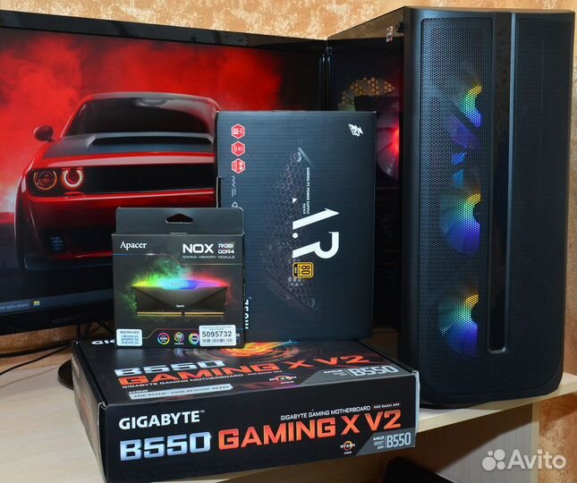 Мощь для игр RTX 3070 + R7 5700x