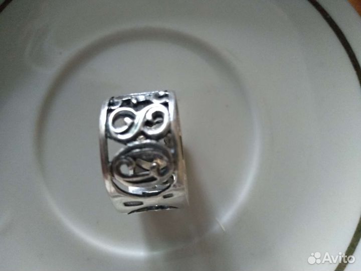Винтажное серебряное кольцо Москва 80