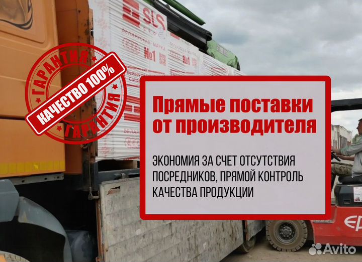 Газоблок Белорусский от 70 м3