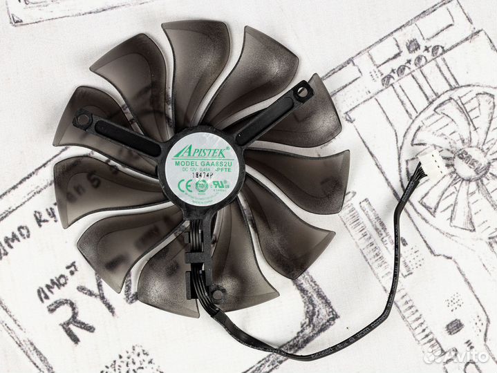 Вентилятор для видеокарты RTX Palit Jetstream