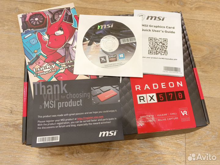 Игровая Radeon RX 570-4 Гб DDR5, MSI